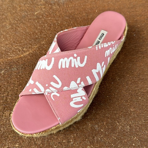 Miu Miu Platform Espadrilles - Picture 12 of 16